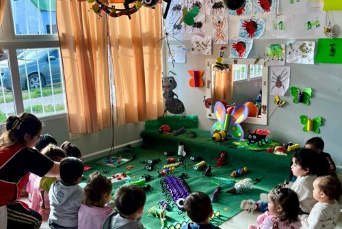 Primavera e imaginación: los CPI realizaron una muestra artística sobre insectos
