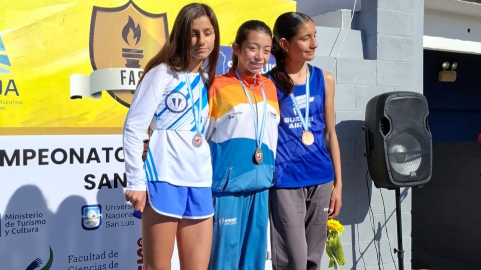 Chubut logró dos títulos nacionales y tres medallas en el Campeonato Argentino U16 de Atletismo