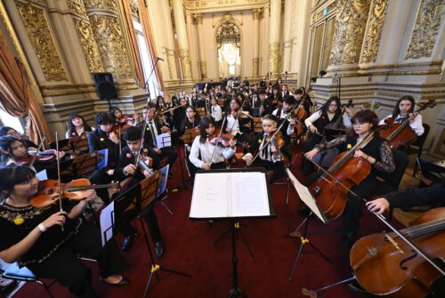 La Orquesta del barrio INTA de Trelew se presentó por primera vez en el Teatro Colón