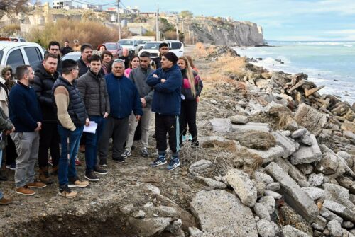 Provincia construirá defensas costeras en Comodoro con una inversión de casi $3 mil millones