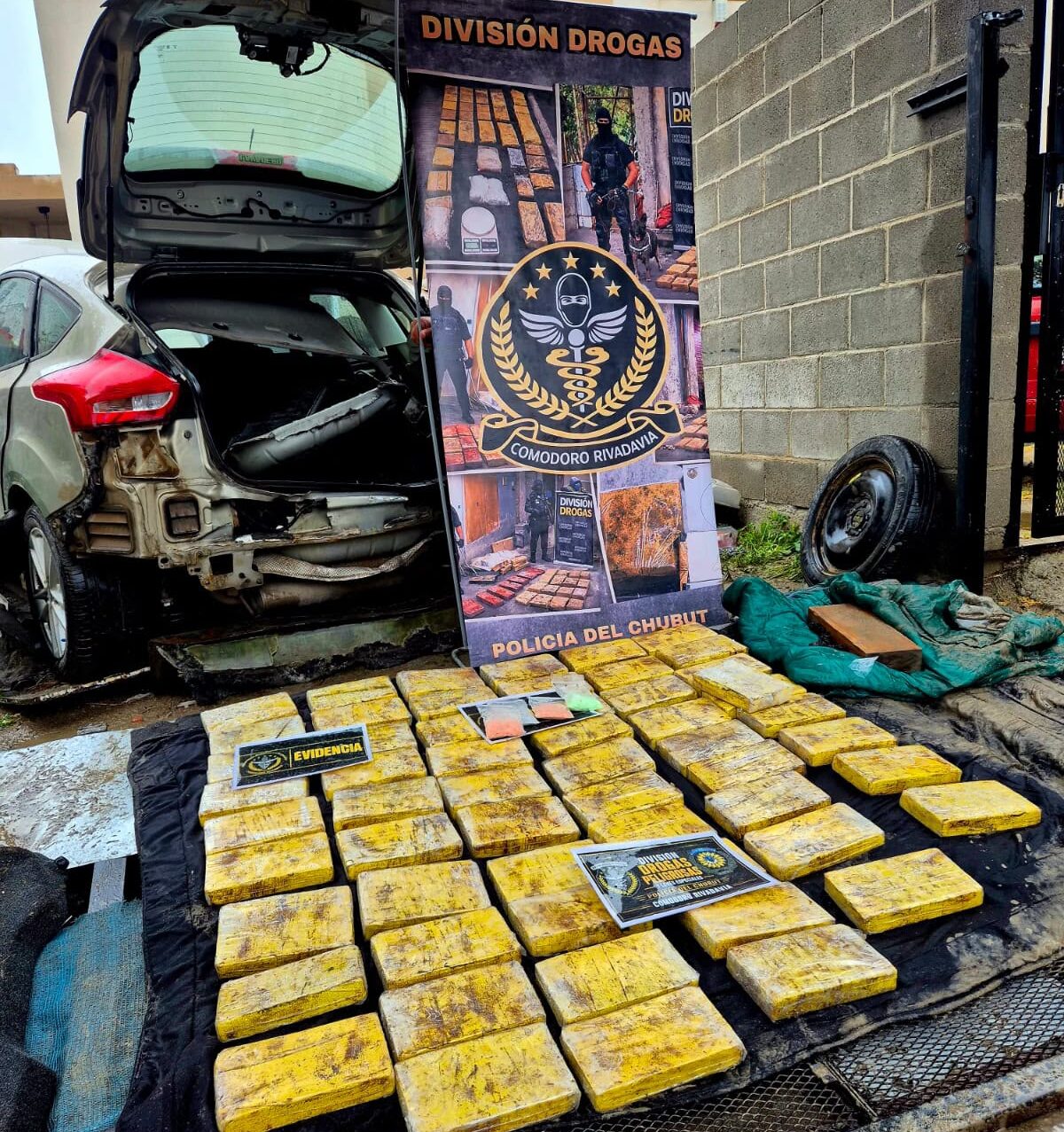 Operativo “Ruta Austral”: 11 allanamientos, 7 detenidos y más de 60 kilos de cocaína secuestrados