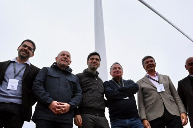 Aluar inauguró la quinta etapa de su parque eólico
